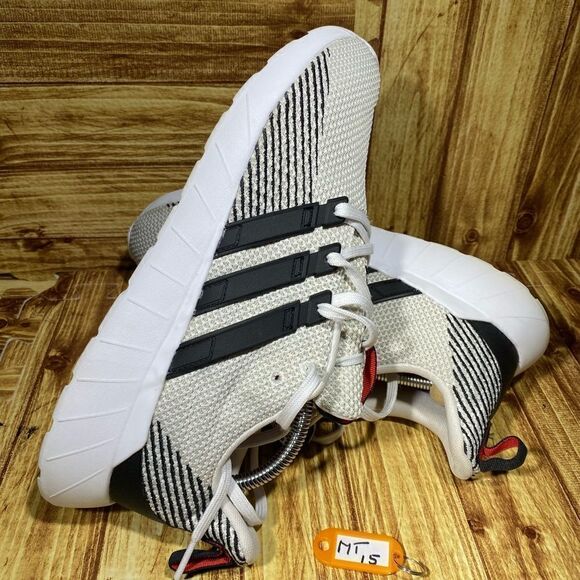 Men's adidas Quester Flow, Size 10.5 US - Color Cloud White/Core Black/Raw White - Picture 1 of 7